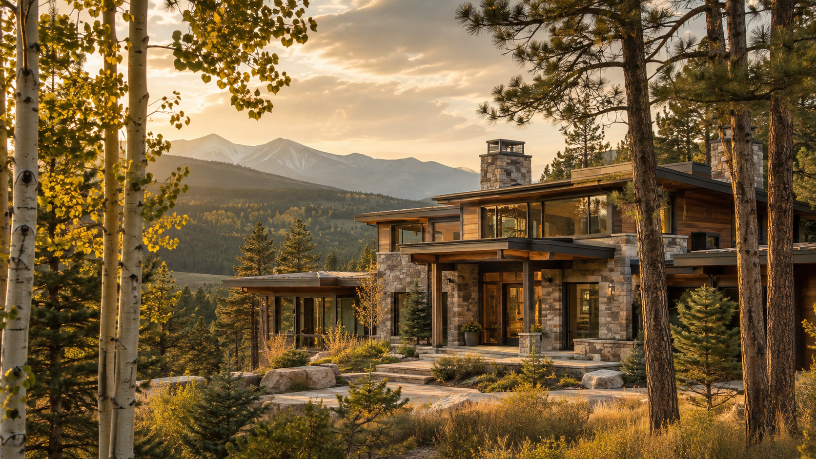 Higher-end mountain home in the Colorado foothills
