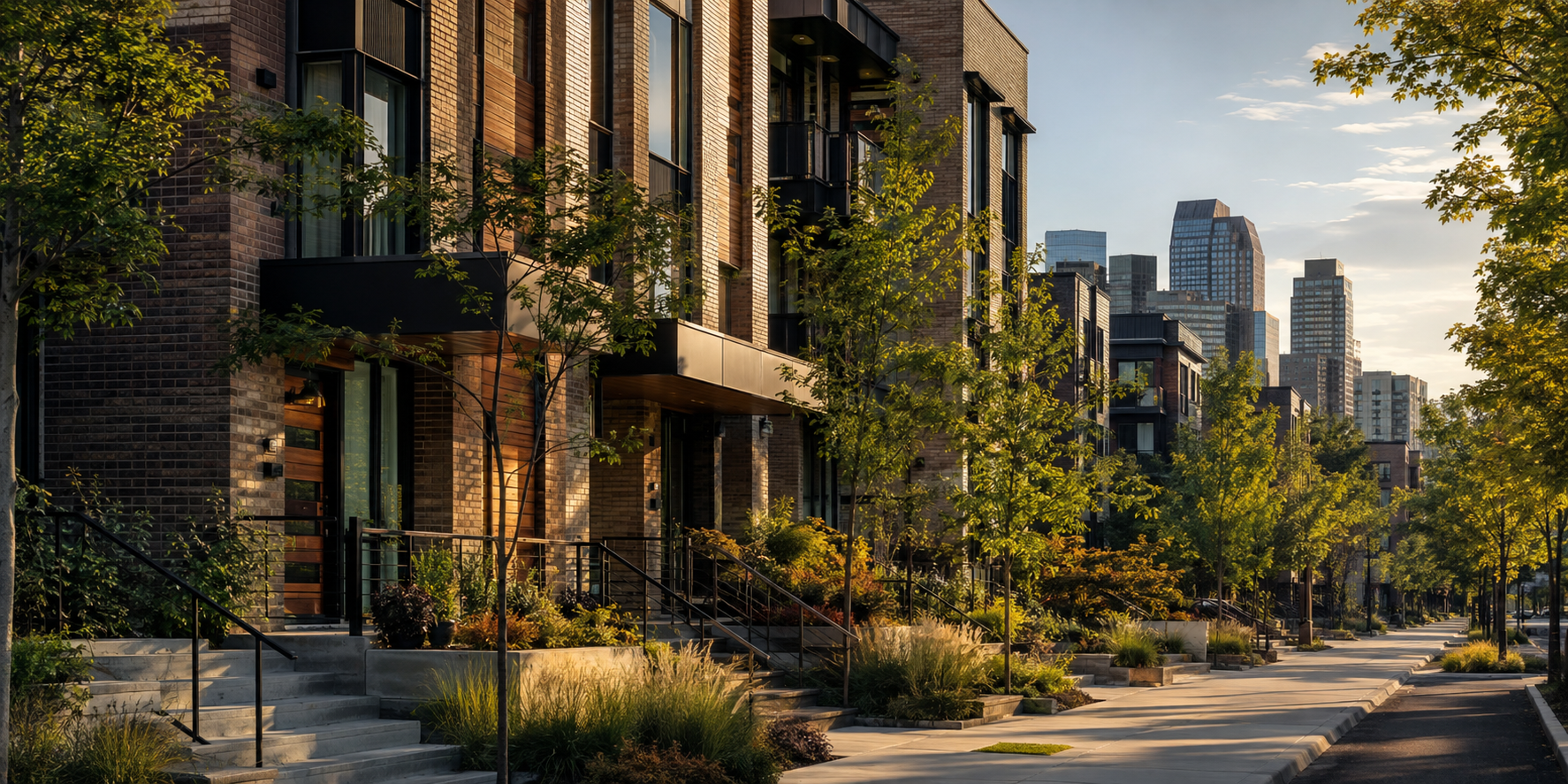 Upscale urban homes in a walkable Denver neighborhood